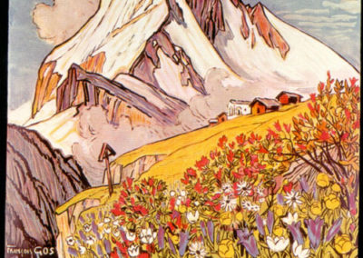 Affiche François Gos - Hôtels Seiler Zermatt