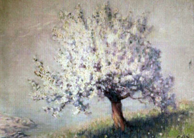 Peinture Albert Gos - Arbre