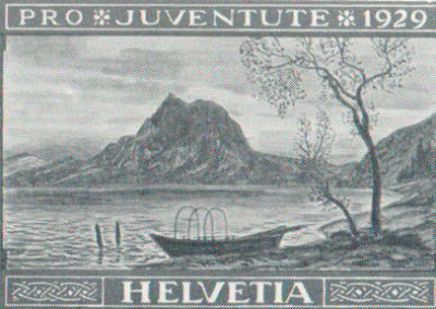 Affiche François Gos - Pro Juventute Helvetia